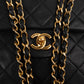 Chanel Quilted Lambskin Medium 24K Gold Double Flap Shoulder Bag