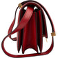 Celine Small Triomphe aus rotem Box-Kalbsleder – Ansicht 2
