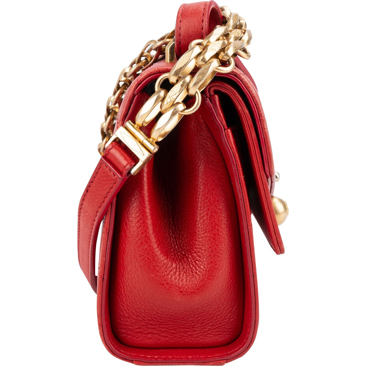 Chanel Envelope Double Flap aus Chevron-Leder – Ansicht 3