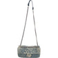 Chanel Denim Camellia Single Flap Crossbody Bag