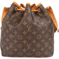 Louis Vuitton Monogram Canvas Sac Noé Petit Shoulder Bag