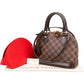 Louis Vuitton Monogram Damier Ebene Alma BB Handbag