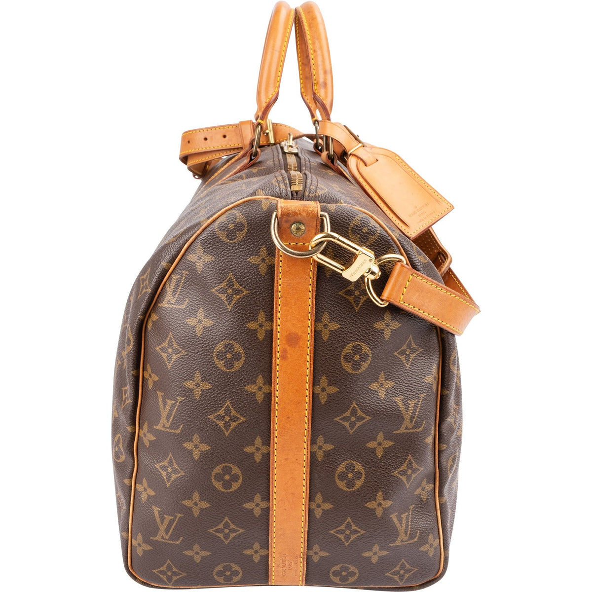 Louis Vuitton Monogram Canvas Keepall 50 Bandoulière Travel Bag