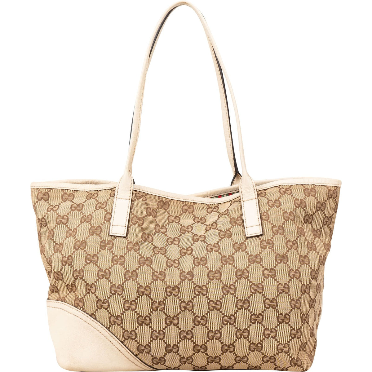 Gucci Monogram GG Canvas Abbey Interlocking GG Tote Shoulder Bag