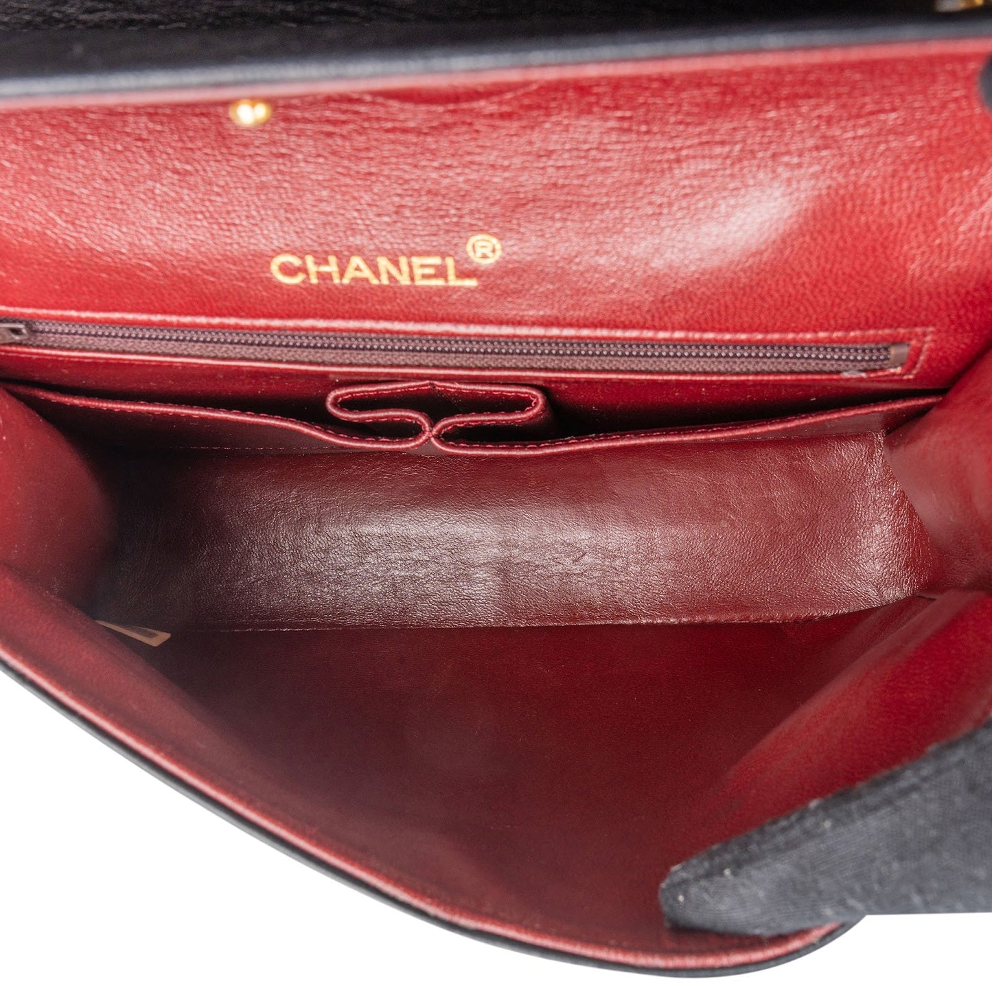 Chanel Quilted Lambskin 24K Gold Double Flap Shoulder Bag