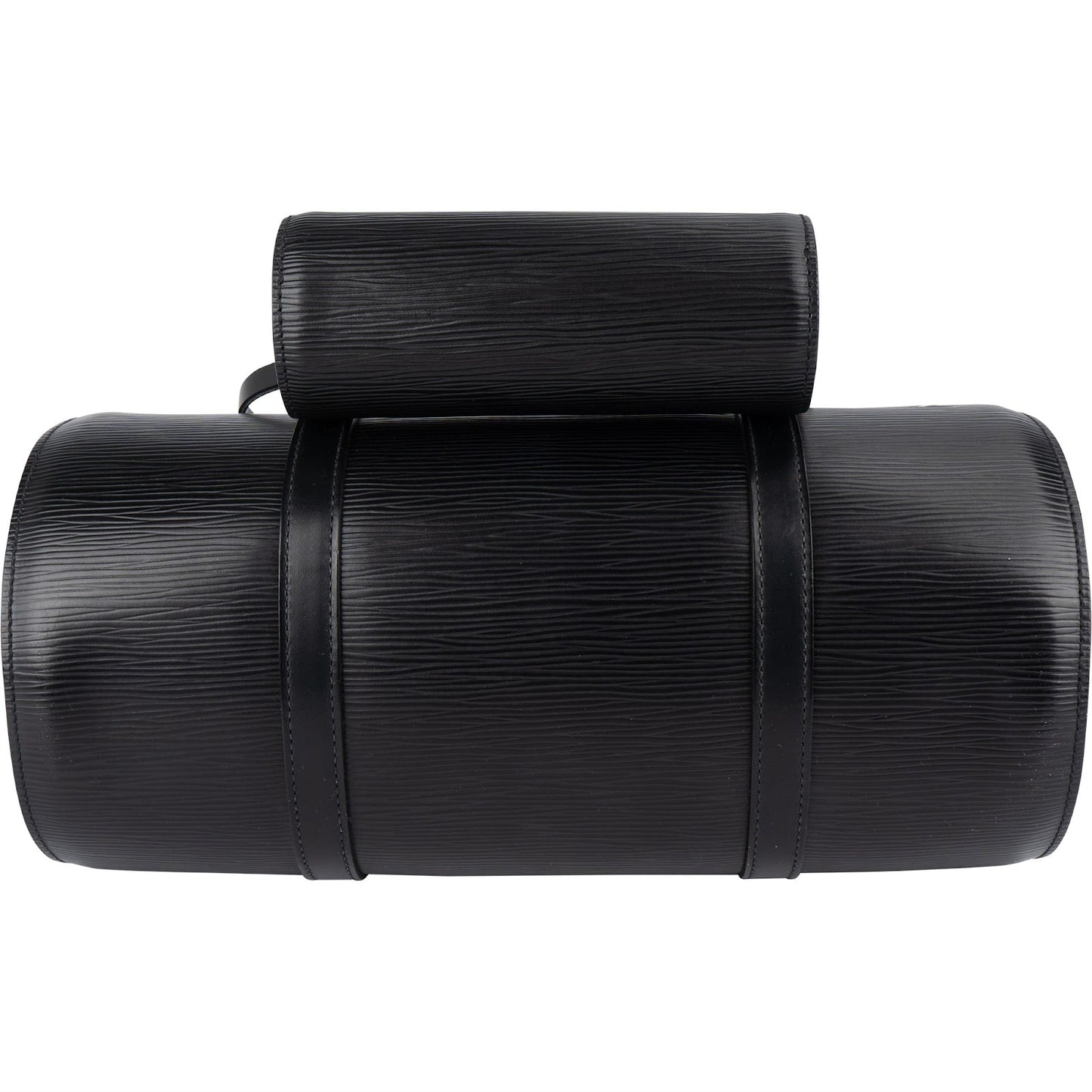 Louis Vuitton Noir Epi Leather Soufflot Set Handbag