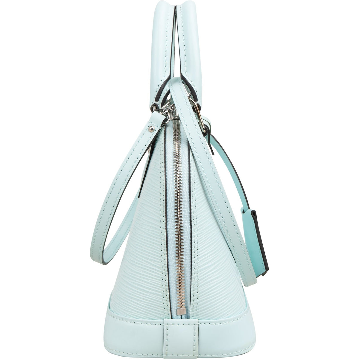 Louis Vuitton Light Blue Epi Leather Alma BB Handbag