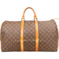 Louis Vuitton Monogram Canvas Keepall 50 Travel Bag
