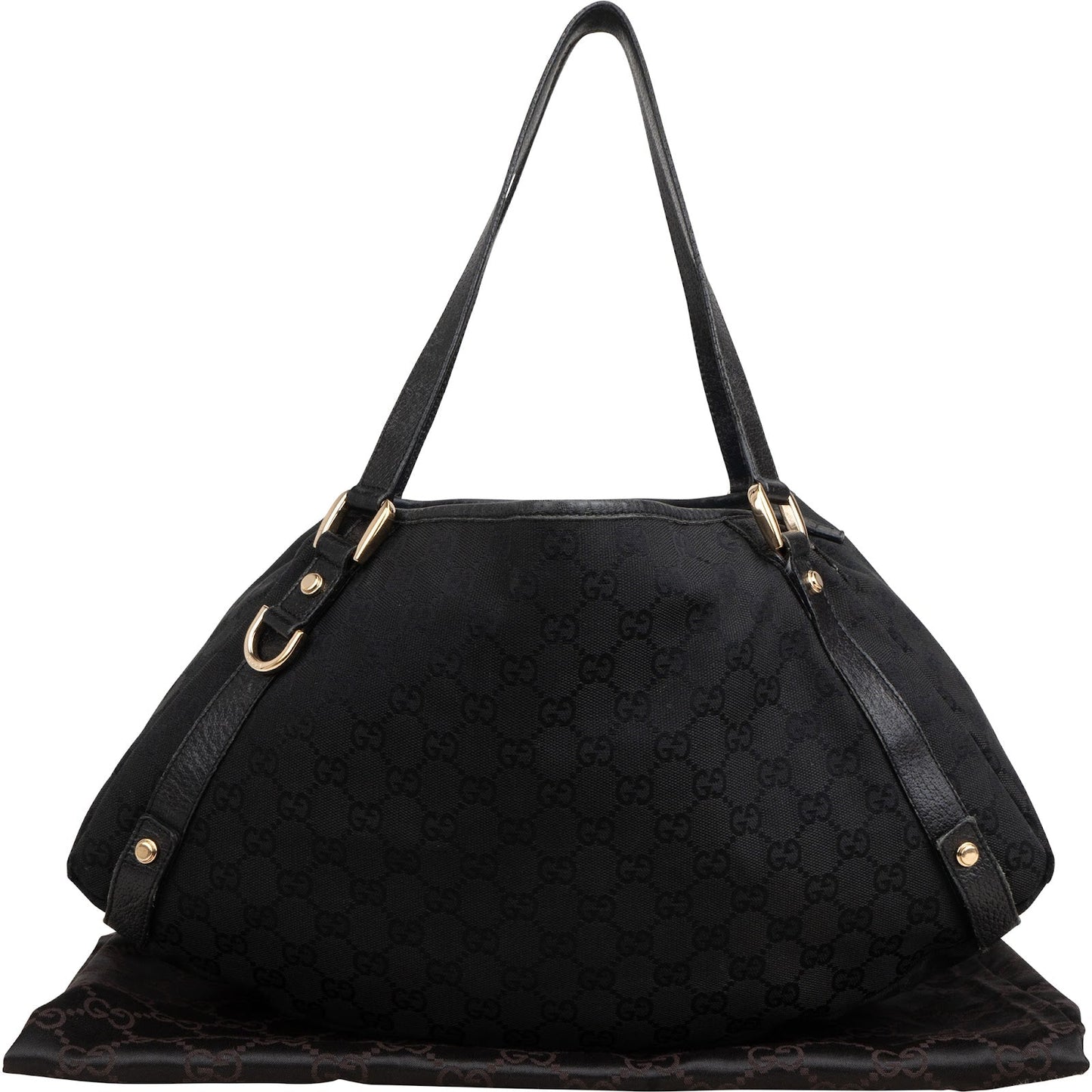 Gucci Monogram GG Canvas Abbey D-Ring Hobo Shoulder Bag