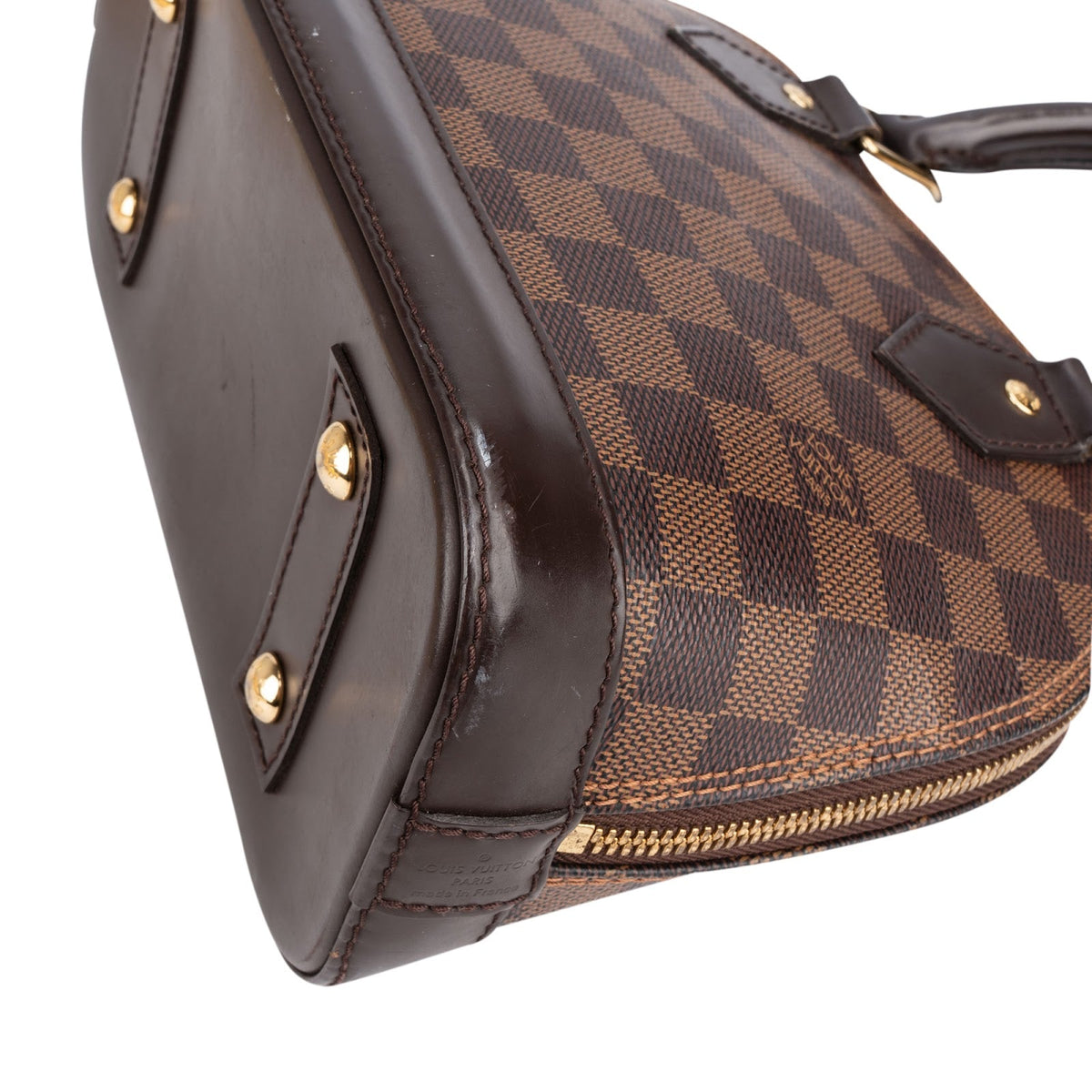 Louis Vuitton Monogram Damier Ebene Canvas Alma BB Handbag