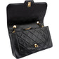 Chanel Quilted Lambskin 24K Gold Single Flap Crossbody Bag