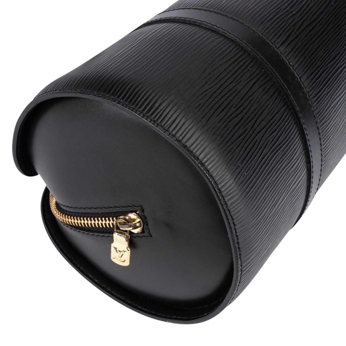 Louis Vuitton Noir Epi Leather Soufflot Handbag