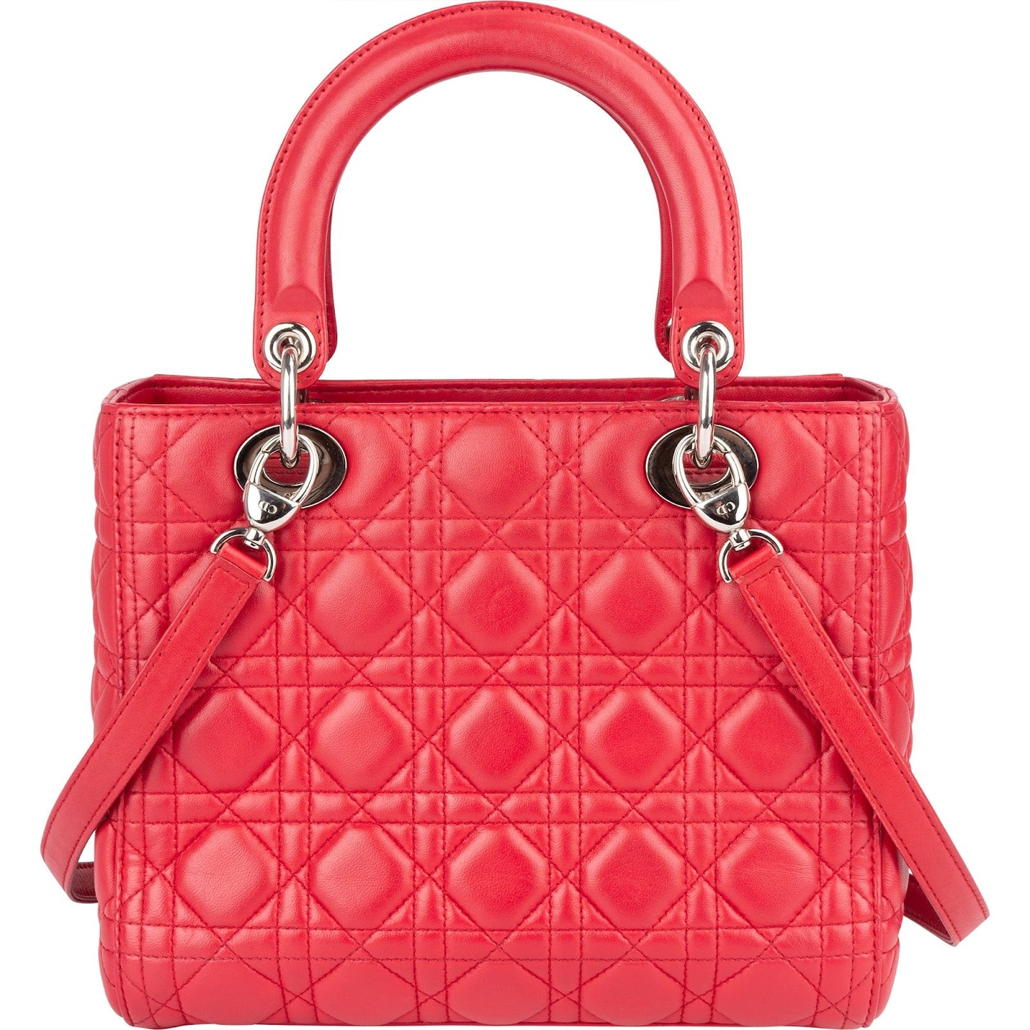 Christian Dior Quilted Leather Lady Dior Handbag