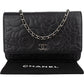 Chanel Camellia Lambskin Wallet On Chain Crossbody Bag