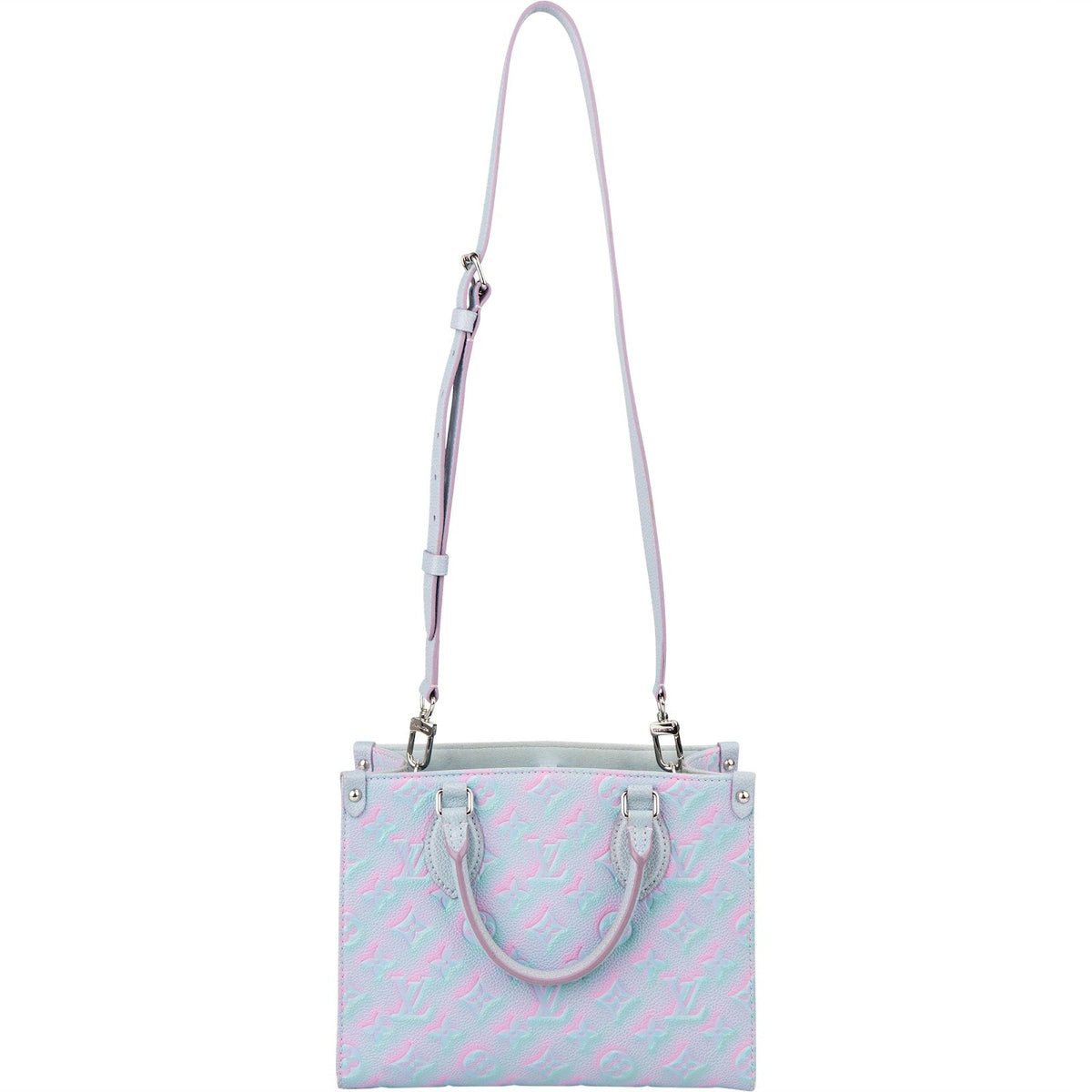 Louis Vuitton Leather Monogram Empreinte OnTheGo PM Handbag