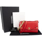 Chanel Envelope Double Flap aus Chevron-Leder – Ansicht 2
