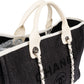 Chanel Denim Deauville Tote Shoulder Bag