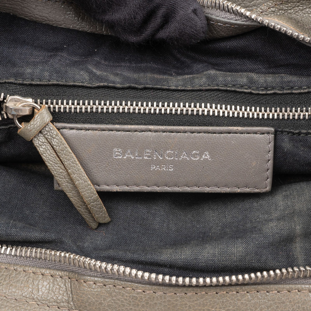 Balenciaga Grey Leather City Handbag