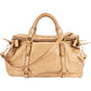 Miu Miu Vitello Lux Bow Satchel Handbag