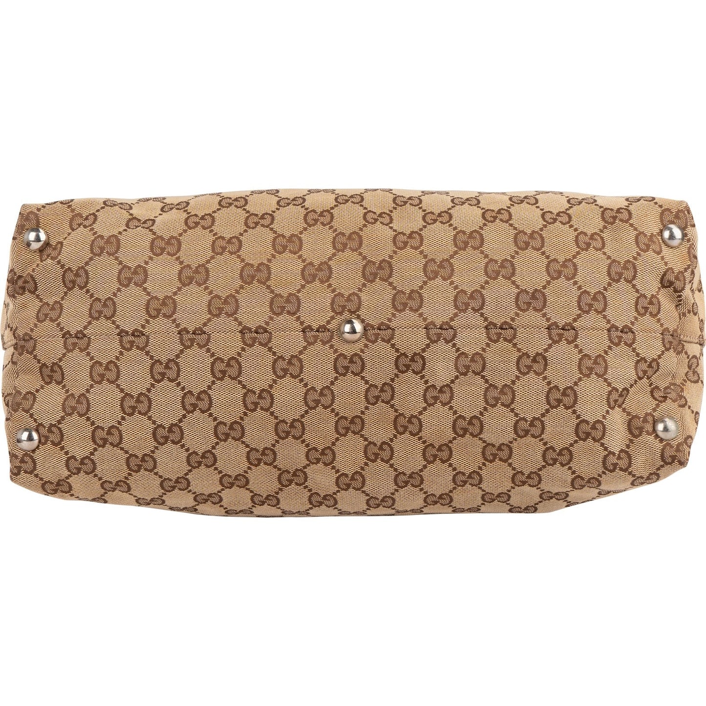 Gucci Monogram GG Canvas Horsebit Handbag