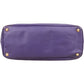 Prada Purple Saffiano Leather Galleria Handbag