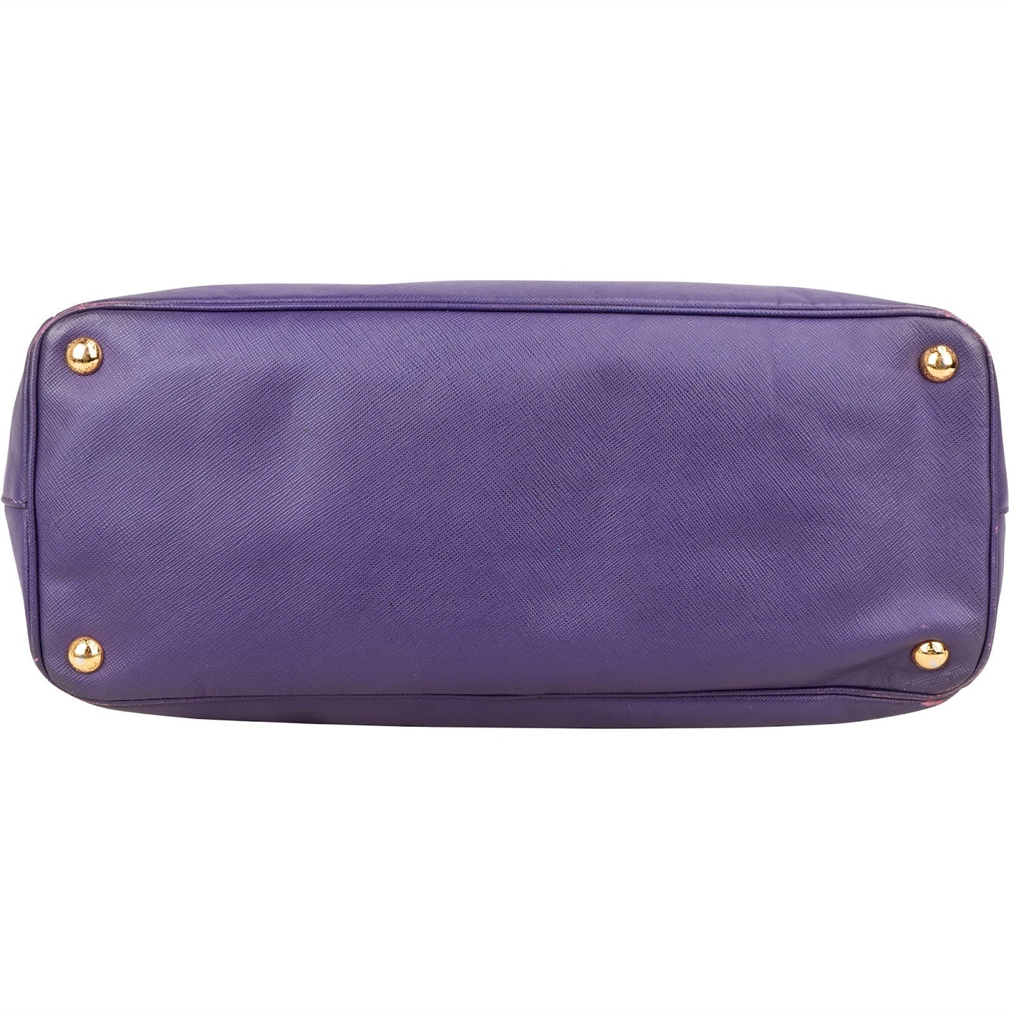 Prada Purple Saffiano Leather Galleria Handbag