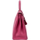 Hermès Tosca Clemence Leather Palladium Kelly 32 Handbag