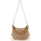 Gucci Monogram GG Canvas Bamboo Hobo Shoulder Bag