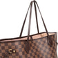 Louis Vuitton Monogram Damier Ebene Neverfull MM Shoulder Bag