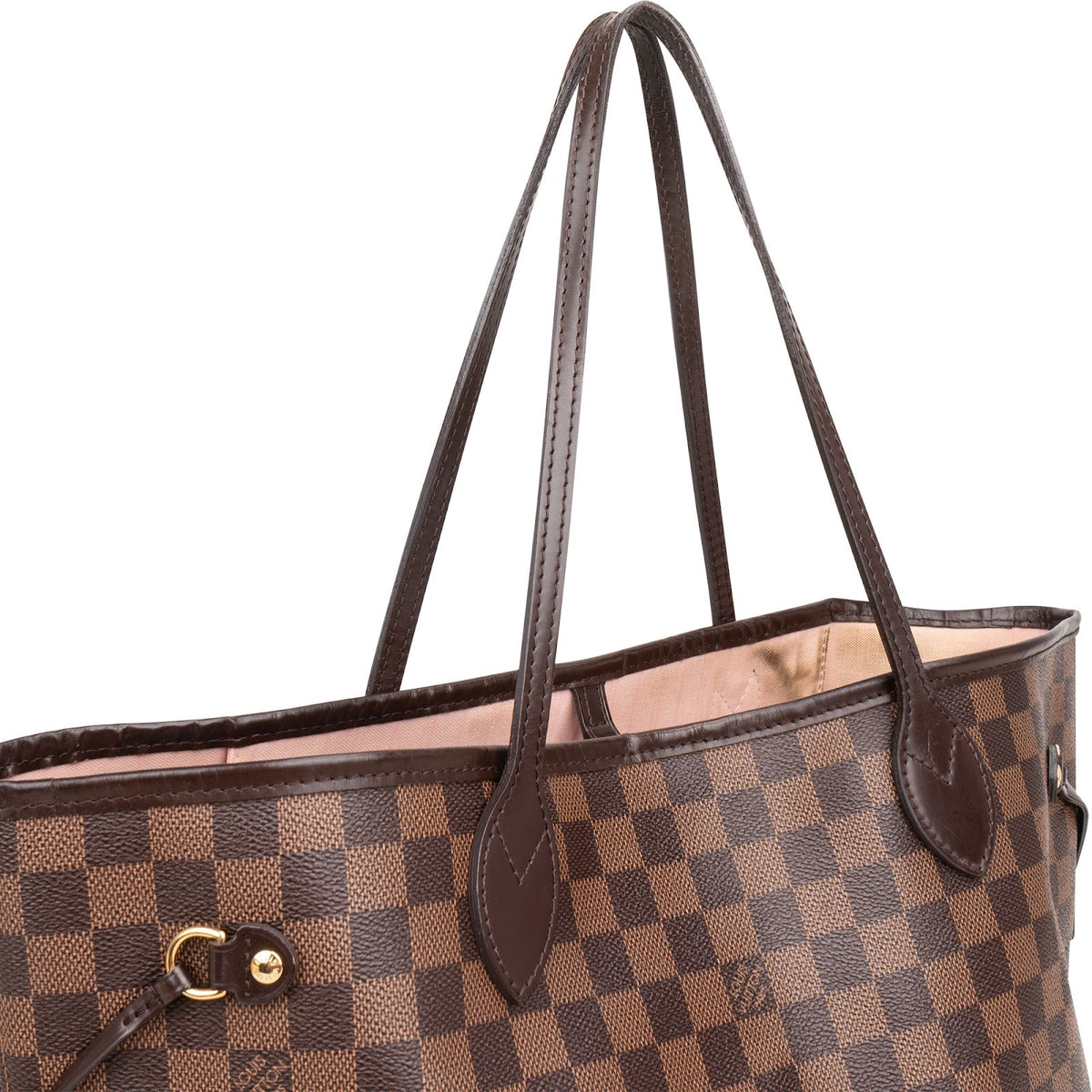 Louis Vuitton Monogram Damier Ebene Neverfull MM Shoulder Bag