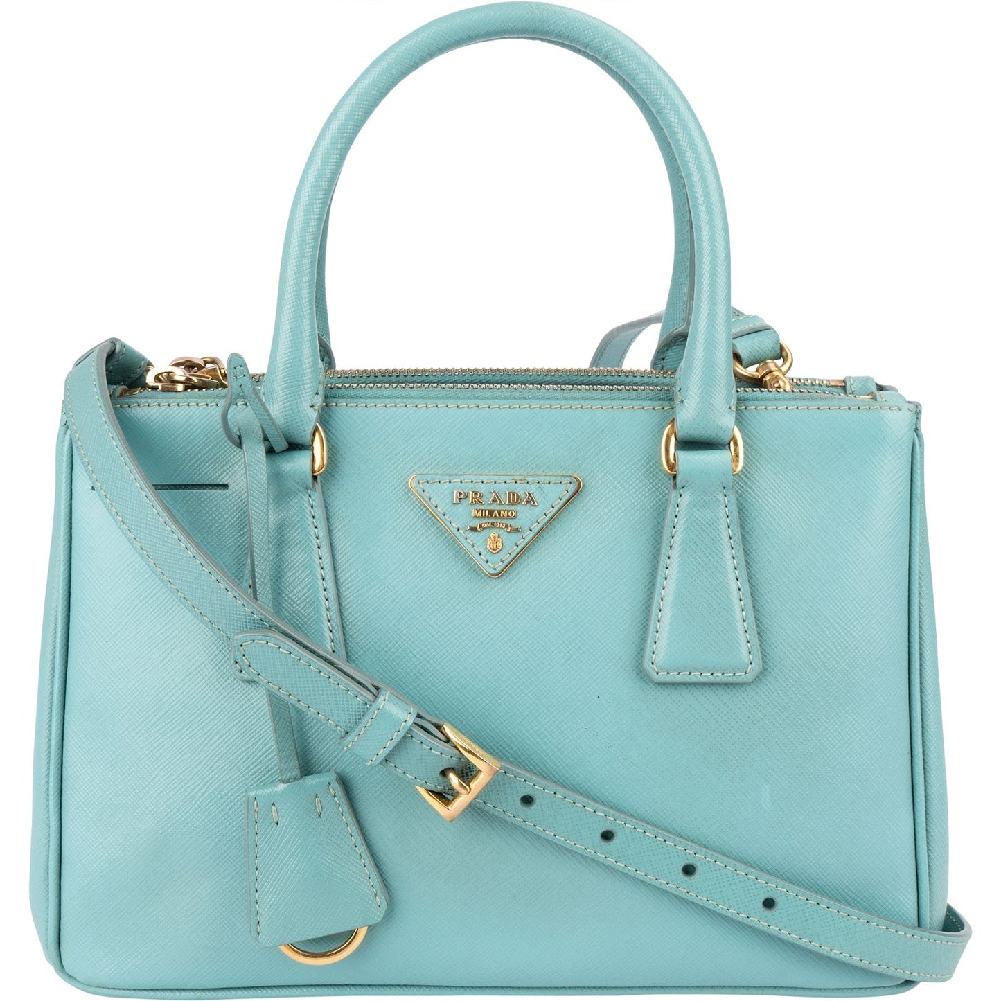 Prada Saffiano Leather Small Galleria Bag Handbag
