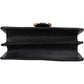 Gucci Black Leather Interlocking GG Crossbody Bag