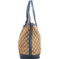 Gucci Monogram GG Canvas Tote Shoulder Bag