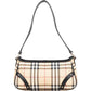 Burberry Nova-Check Monogram Studded Shoulder Bag