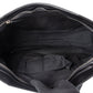 Balenciaga Black and White Raffia and Leather City Handbag