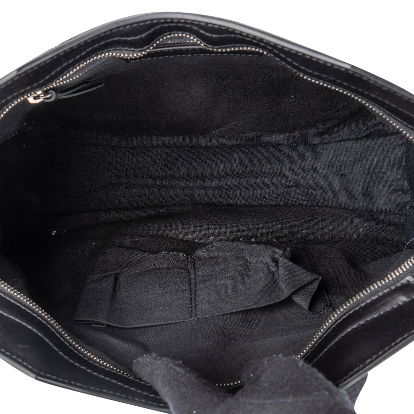 Balenciaga Black and White Raffia and Leather City Handbag