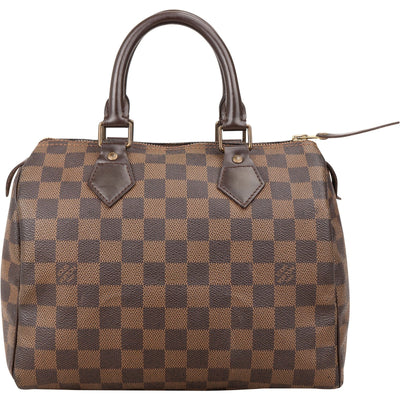 Louis Vuitton Monogram Damier Ebene Canvas Speedy 25 Handbag