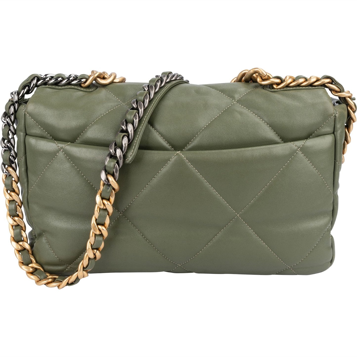 Chanel 19 Quilted Lambskin Single Flap Crossbody Bag