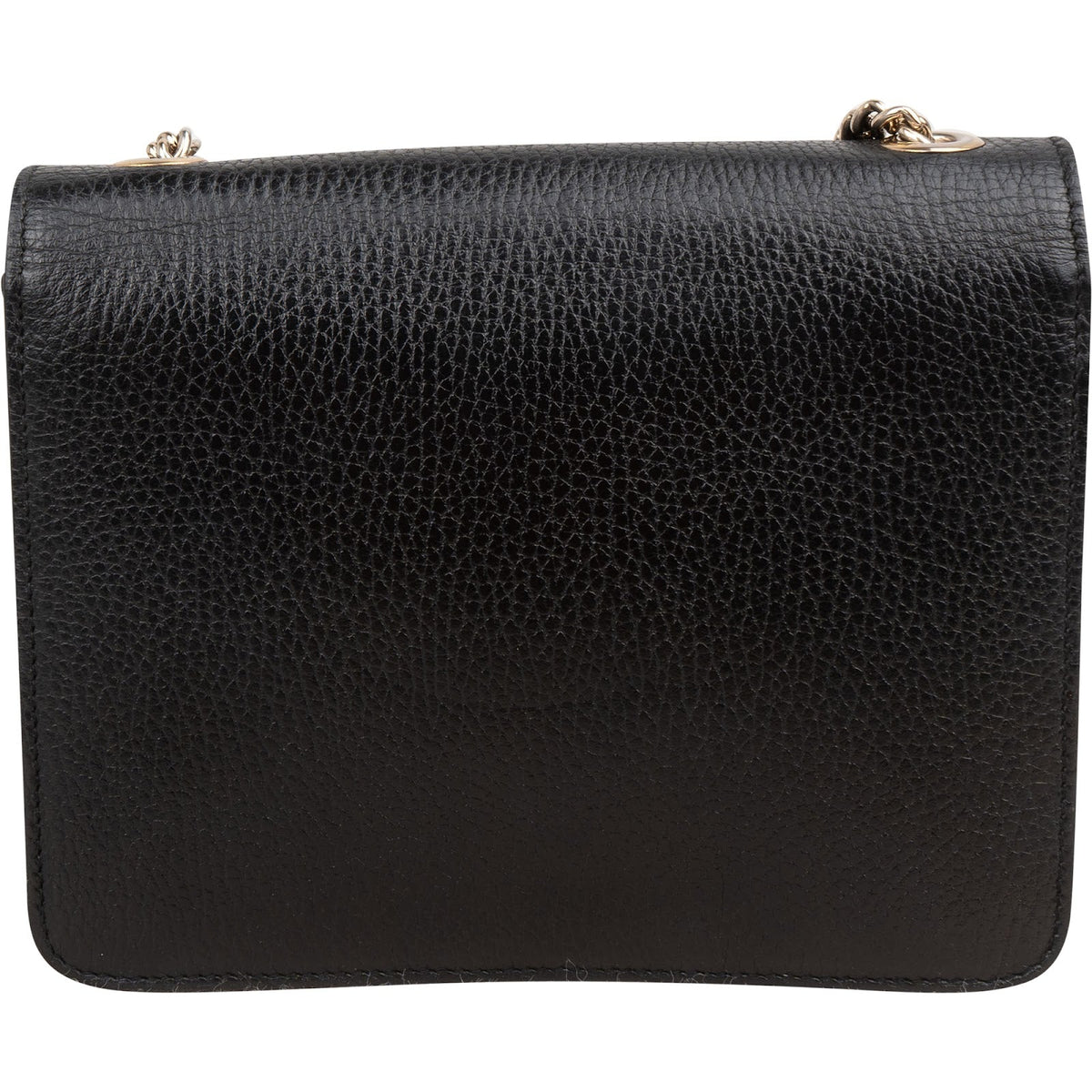 Gucci Grained Leather Small Interlocking GG Shoulder Crossbody Bag