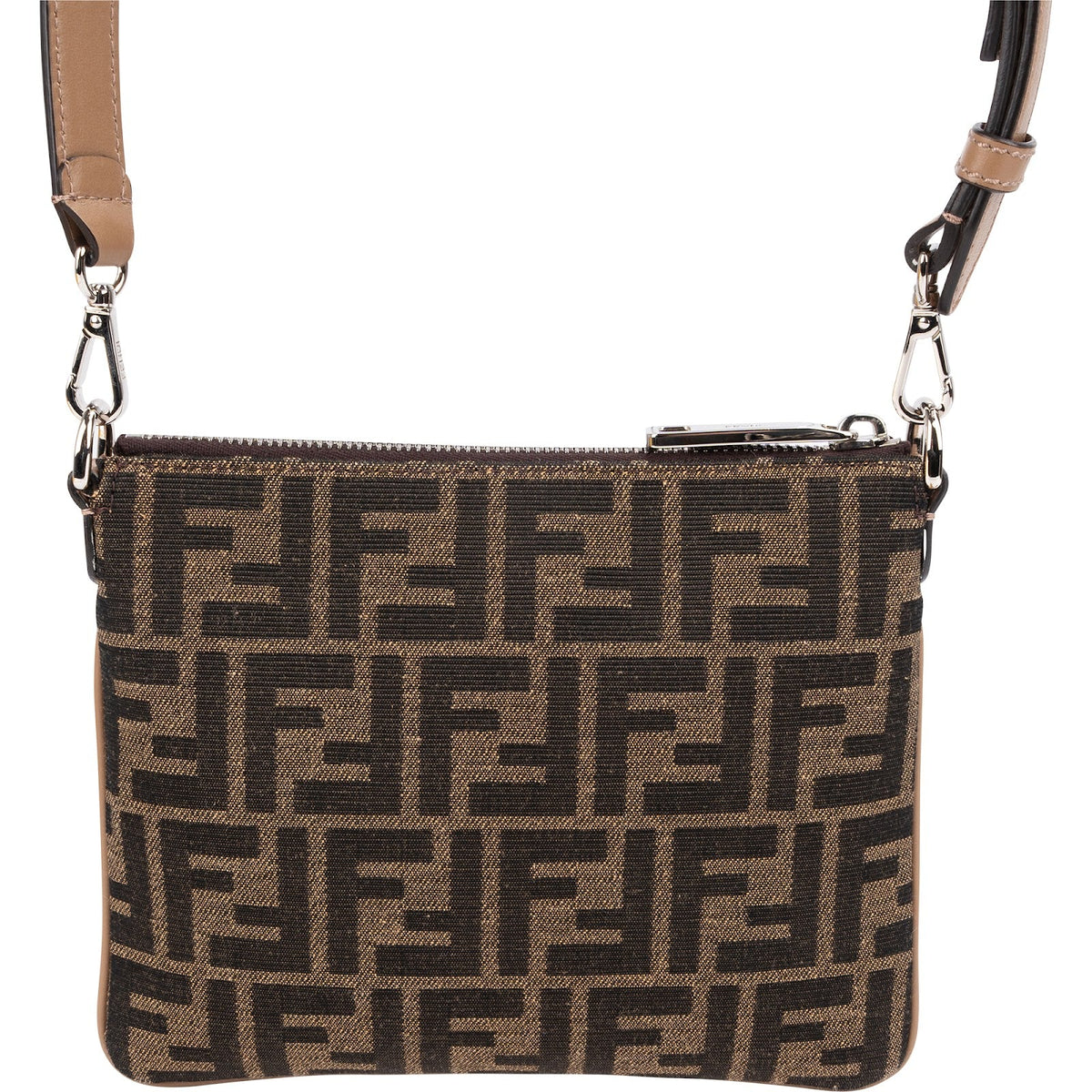 Fendi Monogram Zucca Canvas Camera Crossbody Bag