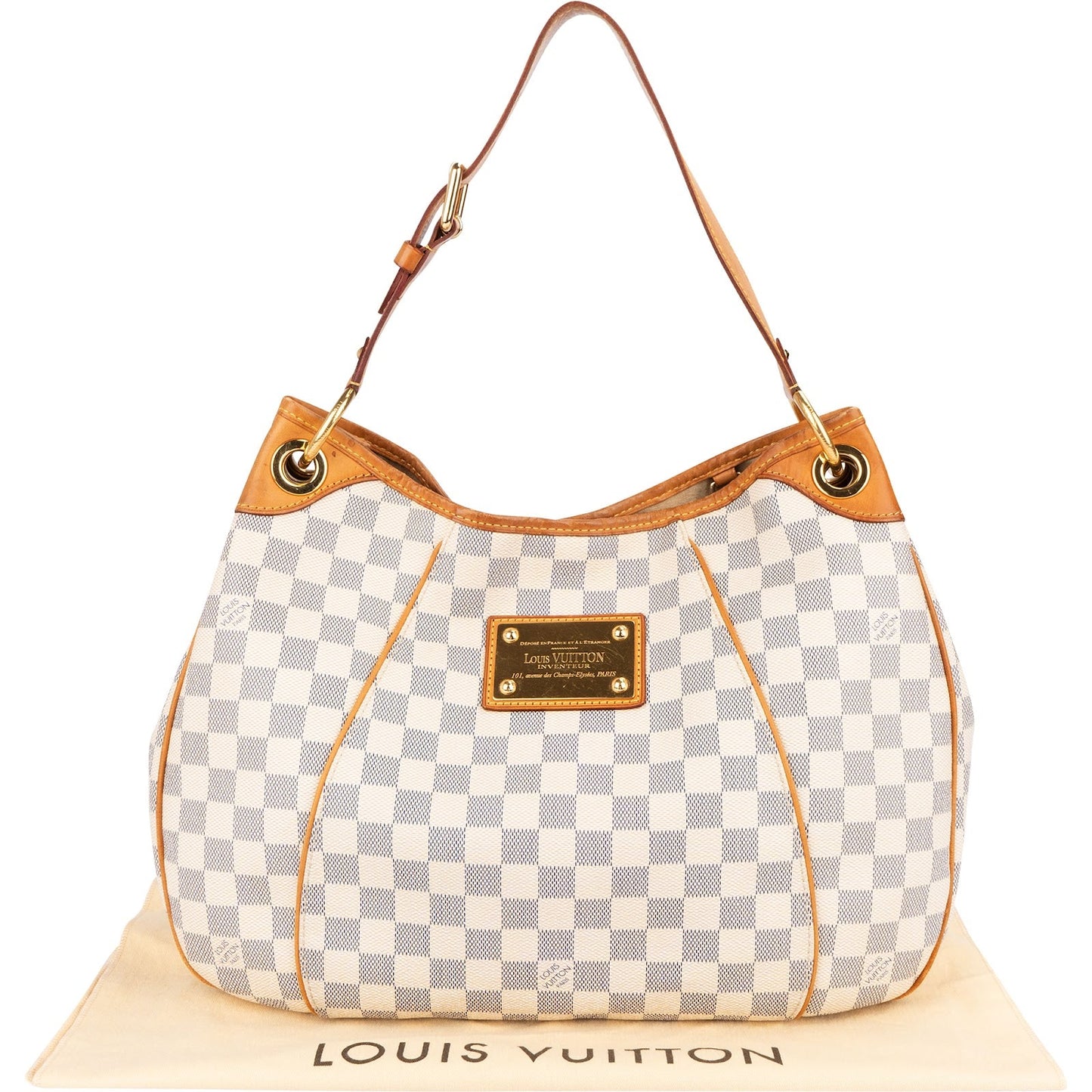 Louis Vuitton Monogram Damier Azur Canvas Galliera PM Shoulder Bag