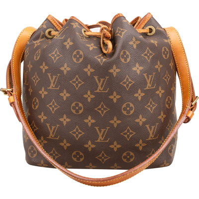 Louis Vuitton Monogram Canvas Sac Noé Petit Shoulder Bag