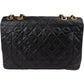 Chanel Quilted Lambskin 24K Gold Maxi Single Flap Crossbody Bag