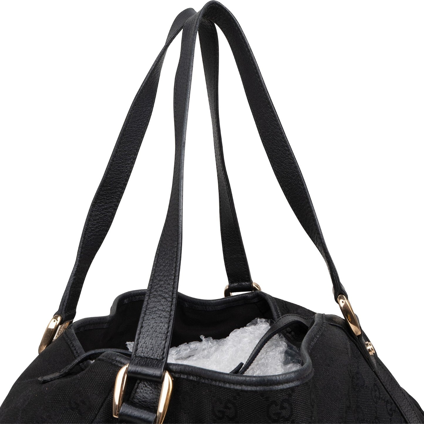 Gucci Monogram GG Canvas Abbey D-Ring Hobo Shoulder Bag
