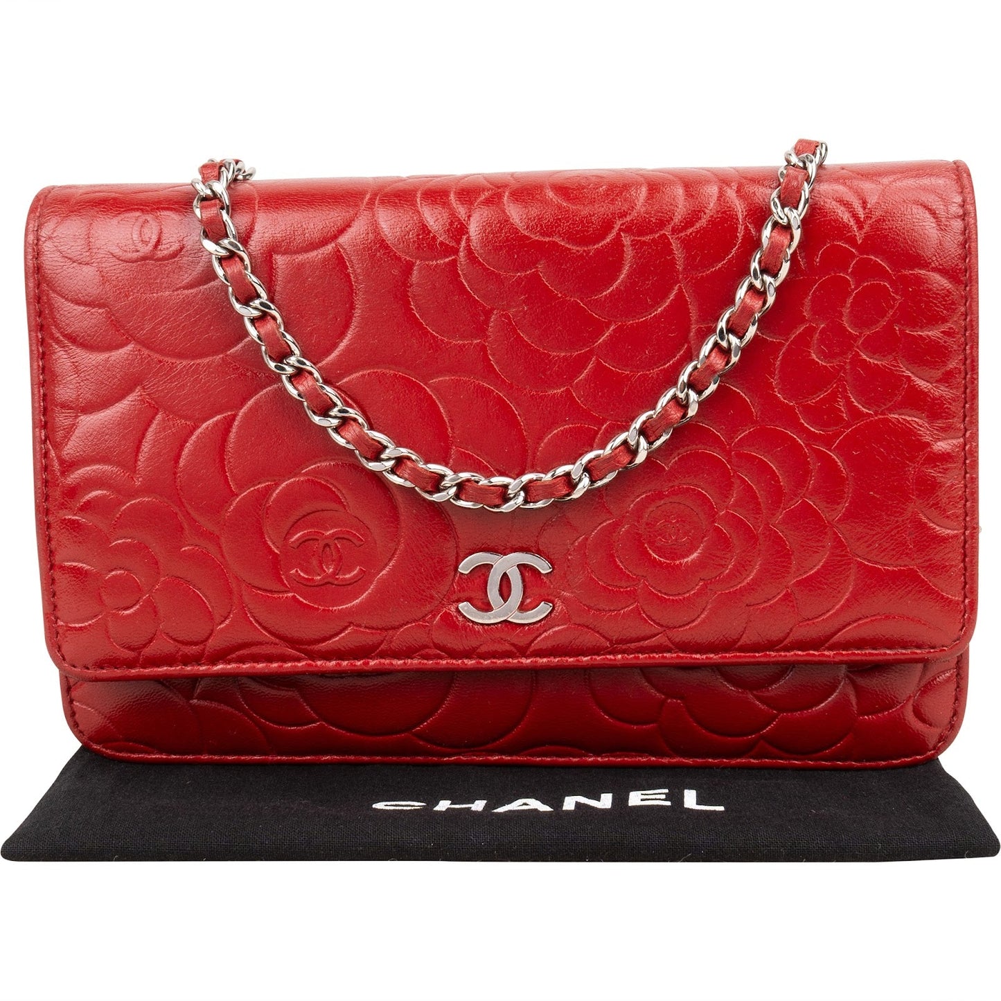 Chanel Leather Leather Wallet On Chain Crossbody Bag