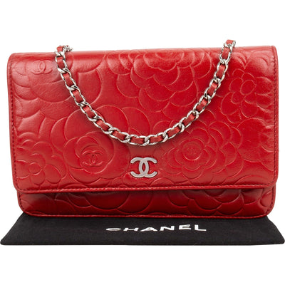 Chanel Leather Leather Wallet On Chain Crossbody Bag