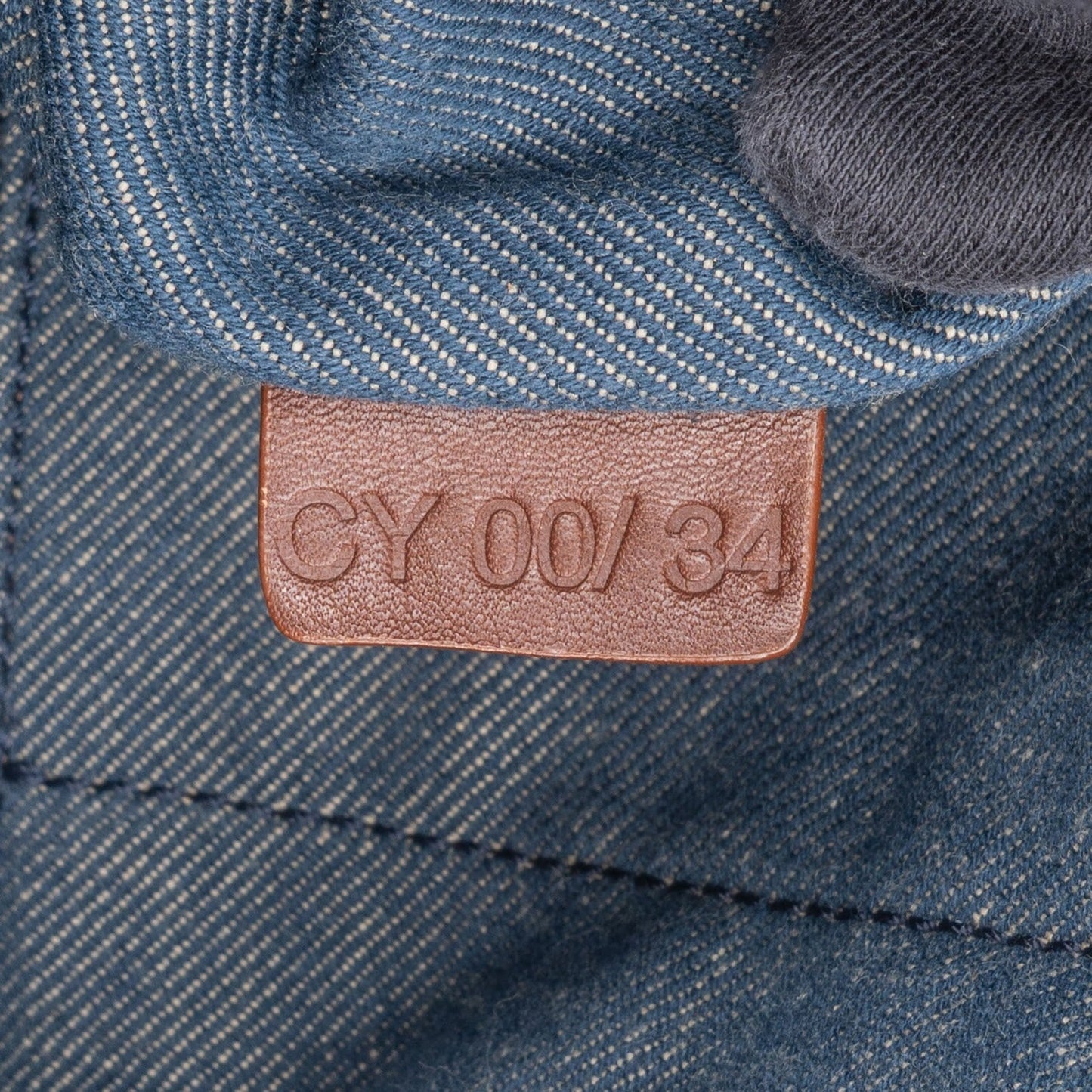 Celine Monogram Macadam Denim Messenger Crossbody Bag
