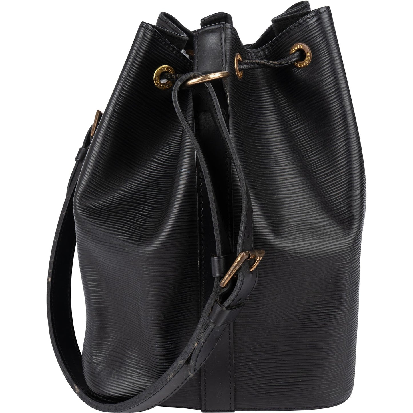 Louis Vuitton Noir Epi Leather Sac Noé Petit Shoulder Bag