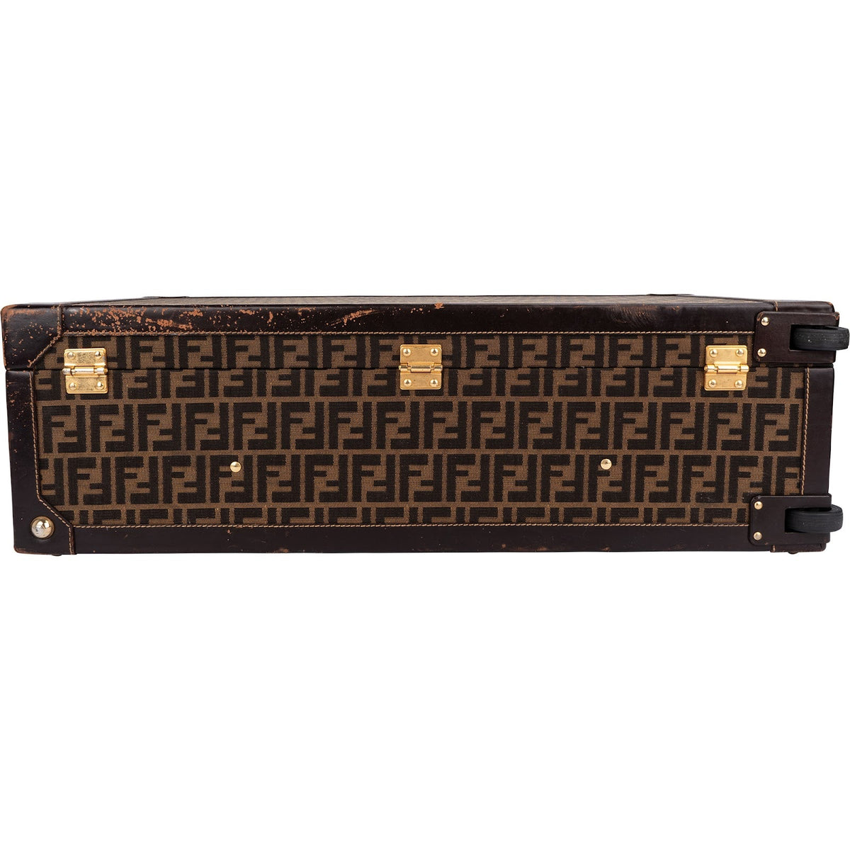 Fendi Monogram Zucca Canvas Vintage Suitcase Koffer