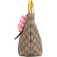 Gucci Children's Tote mit Schleife aus GG Supreme Canvas – Ansicht 6